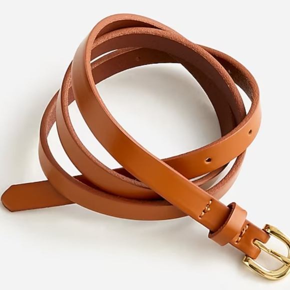 Jcrew skinny Italian leather belt Large - Picture 2 of 3